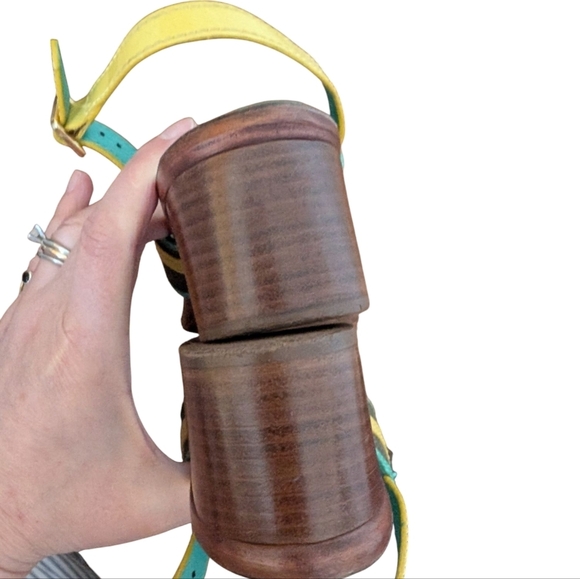 Tory Burch Etta Embellished Jeweled Heeled Sandals sz 10 - Picture 6 of 8